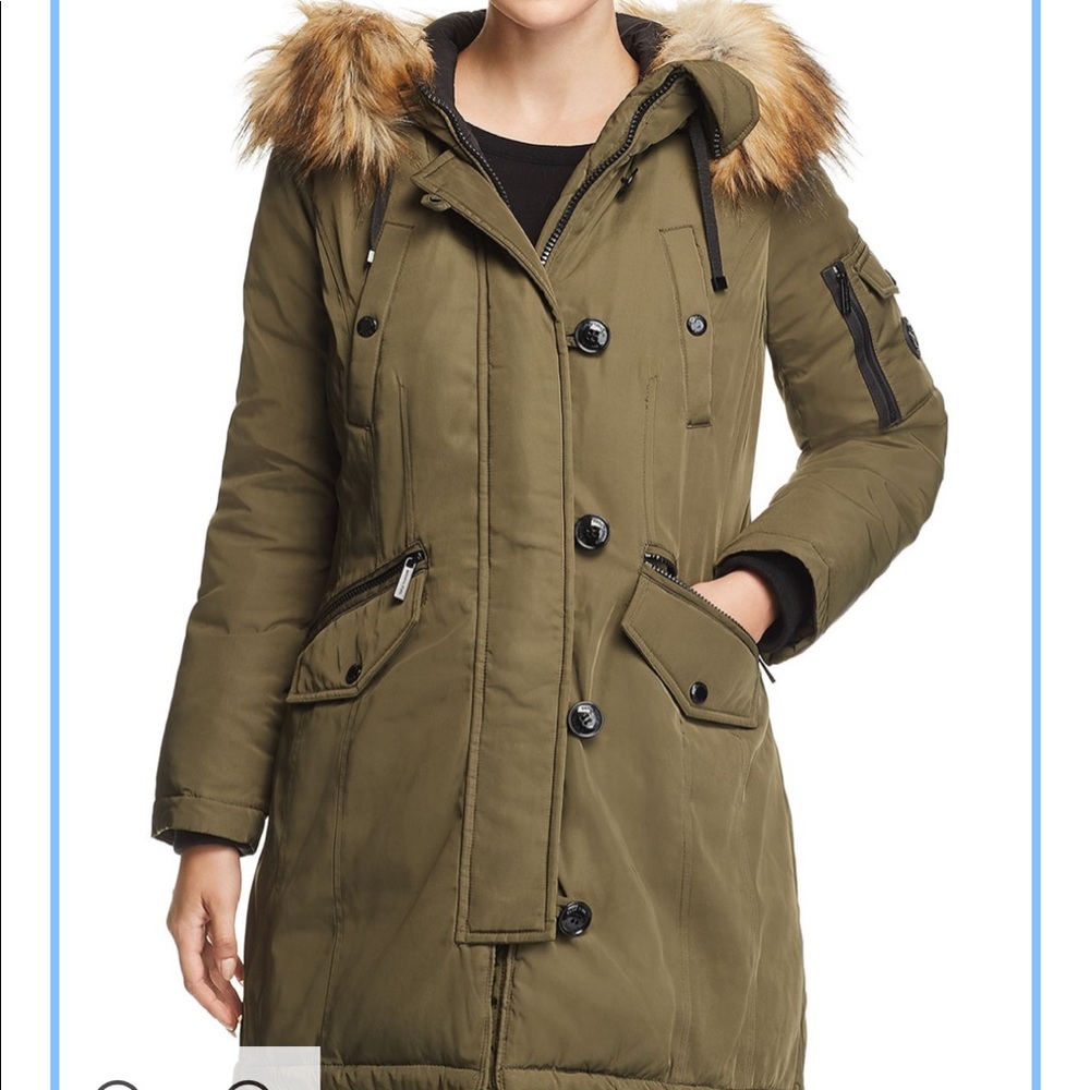MICHAEL kors long puffy jacket